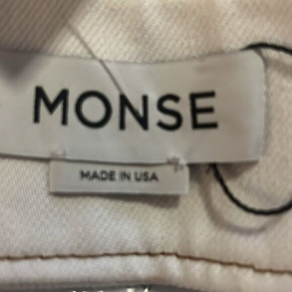 MONSE Lacing Bralette Bra Top Crop white Lace Up NWT $590 - Picture 10 of 11